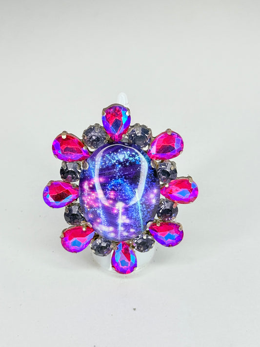 Purple Cameo Ring