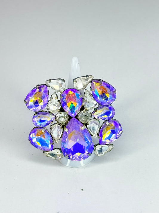 Violet AB & Clear Ring