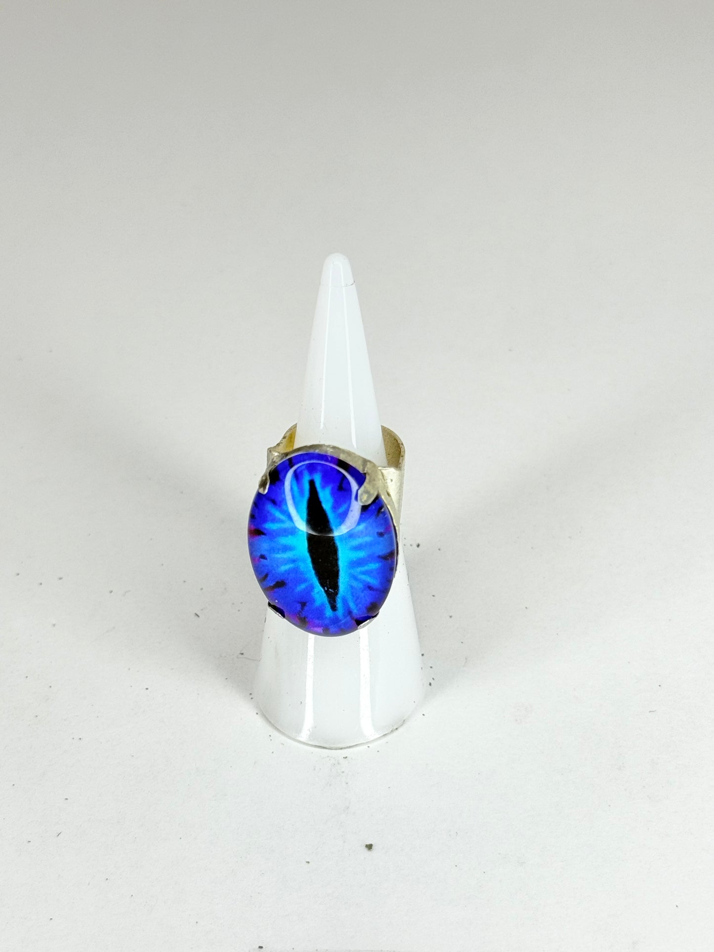 Blue Eyeball Ring