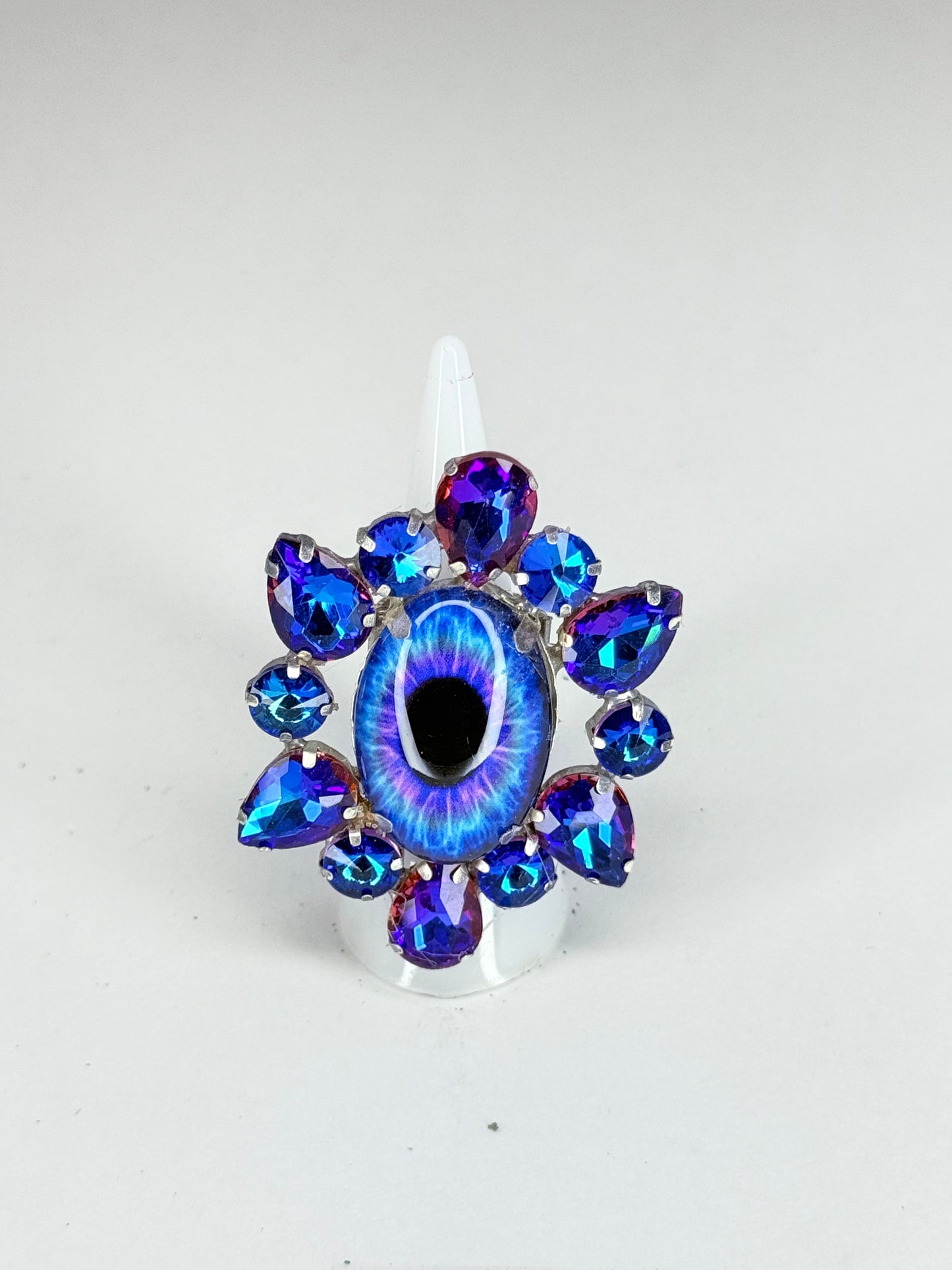 Blue & Purple Eyeball Ring