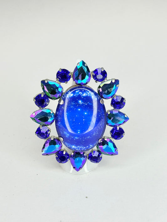 Blue Cameo Ring