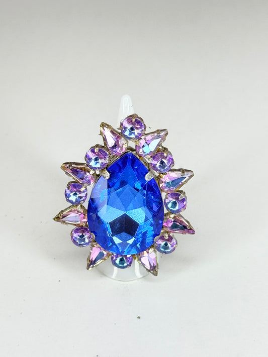 Light Blue & Unicorn Ring
