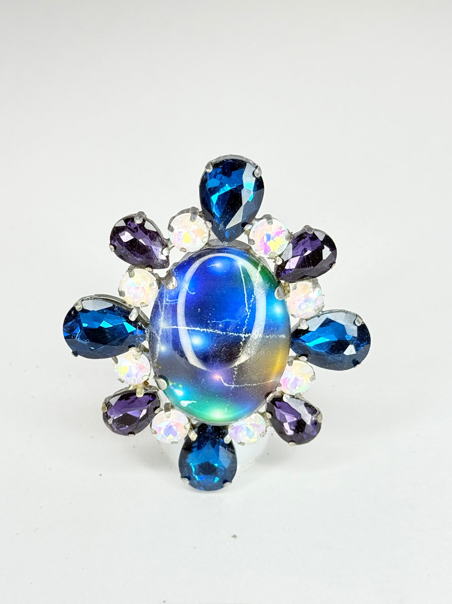 Blue & Purple Cameo Ring