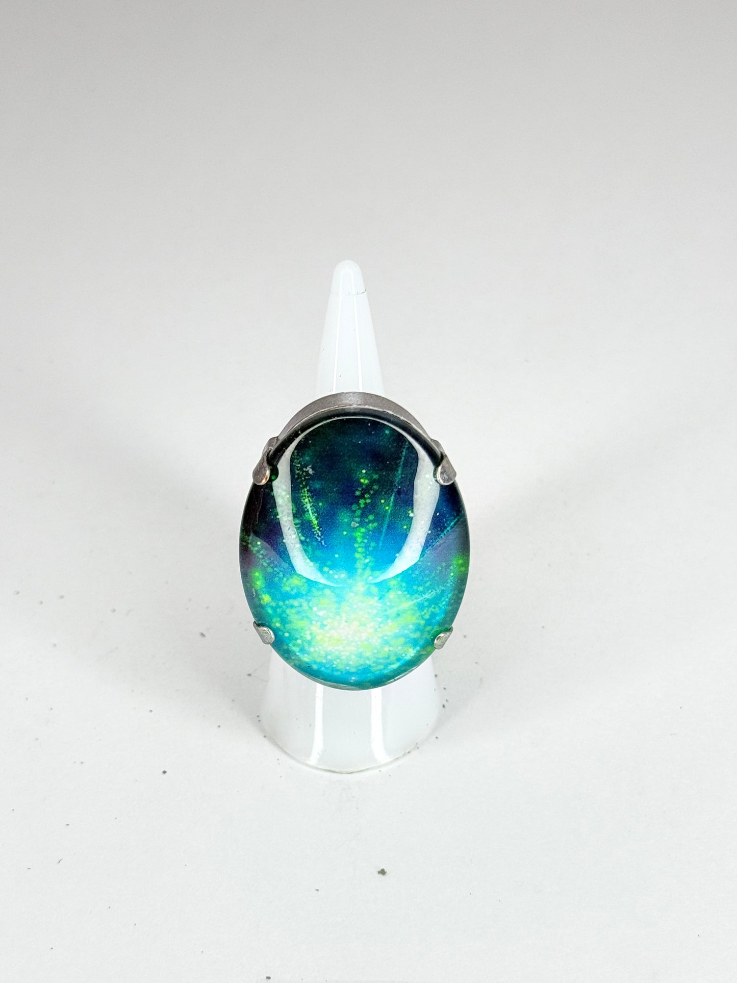 Blue Cameo Ring