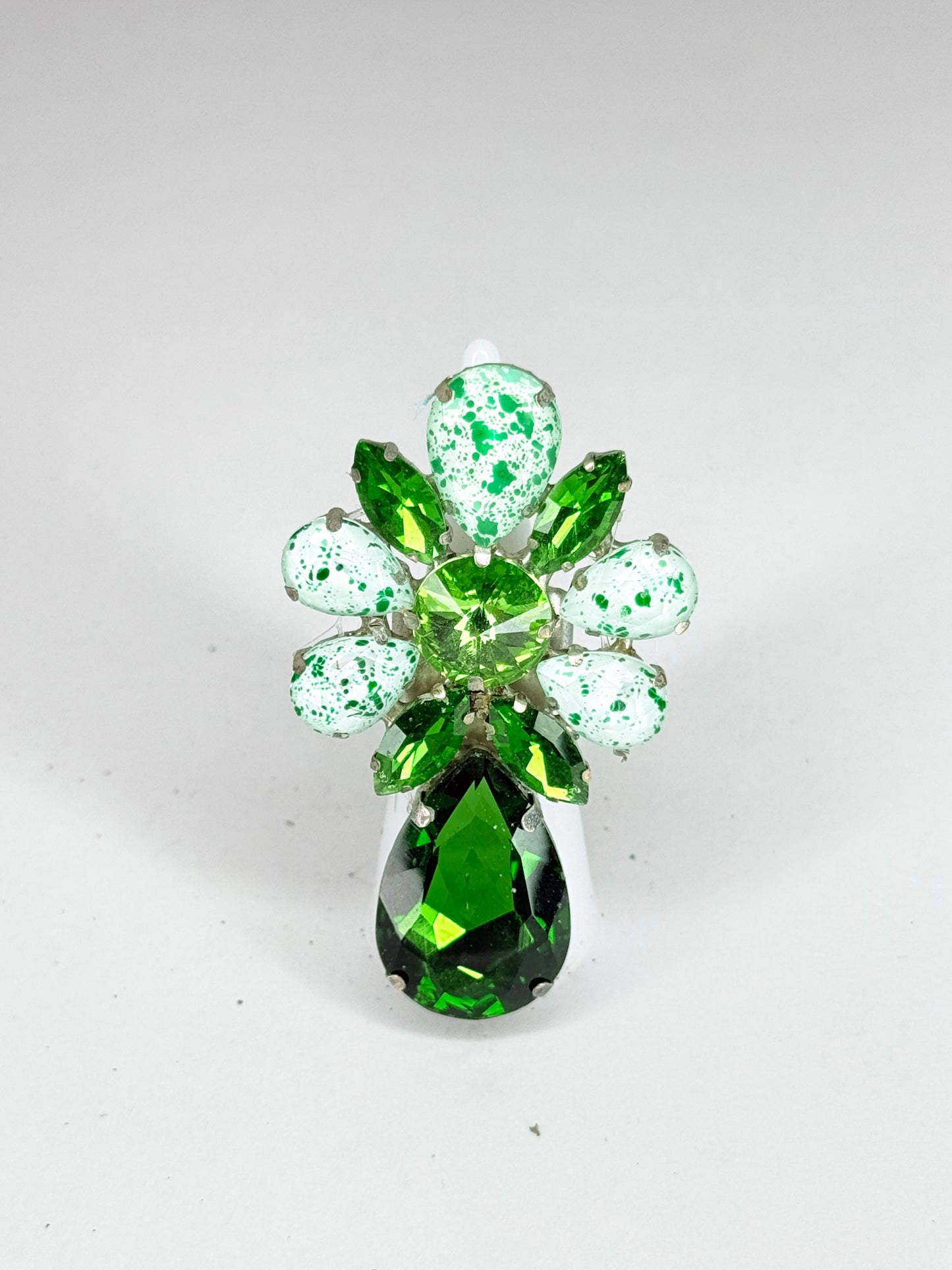 Emerald & Eggshell Ring