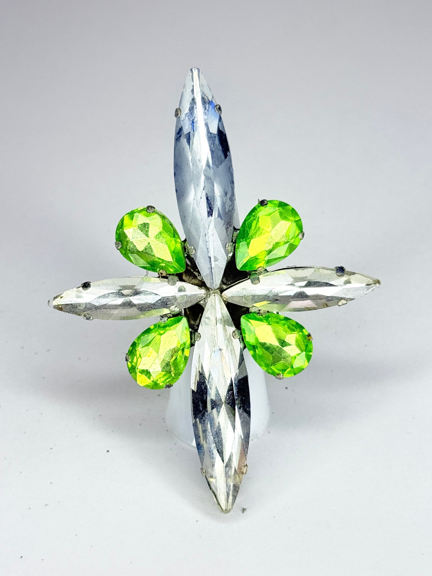 Lime & Clear Ring