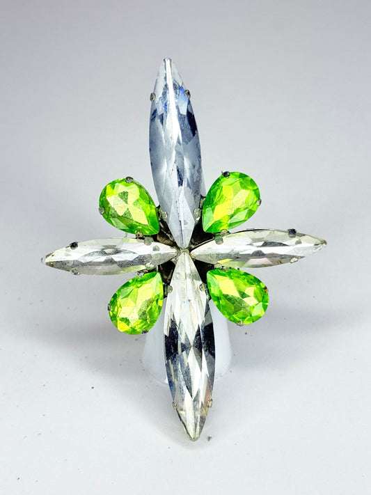 Lime & Clear Ring