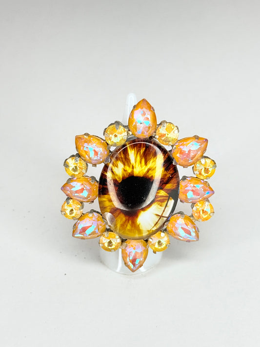 Topaz Eyeball Ring