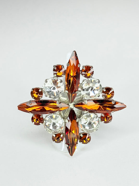 Brown & Clear Ring