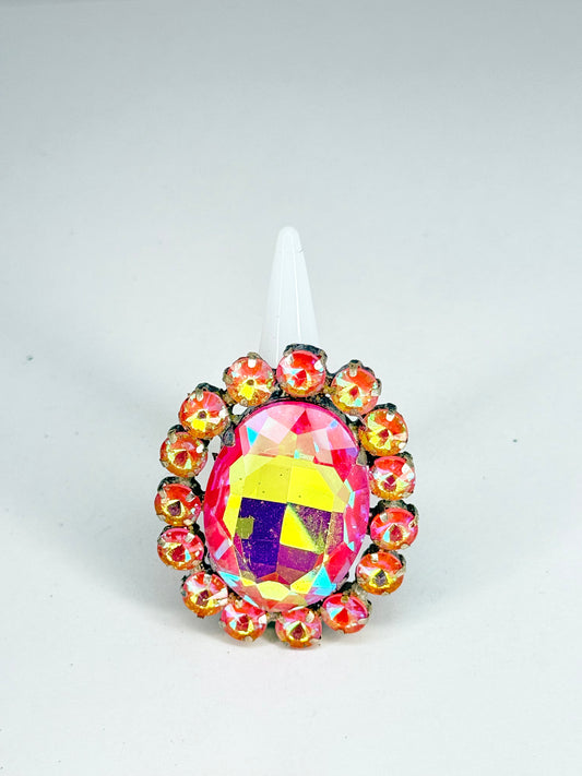 Peach Mocha AB Ring