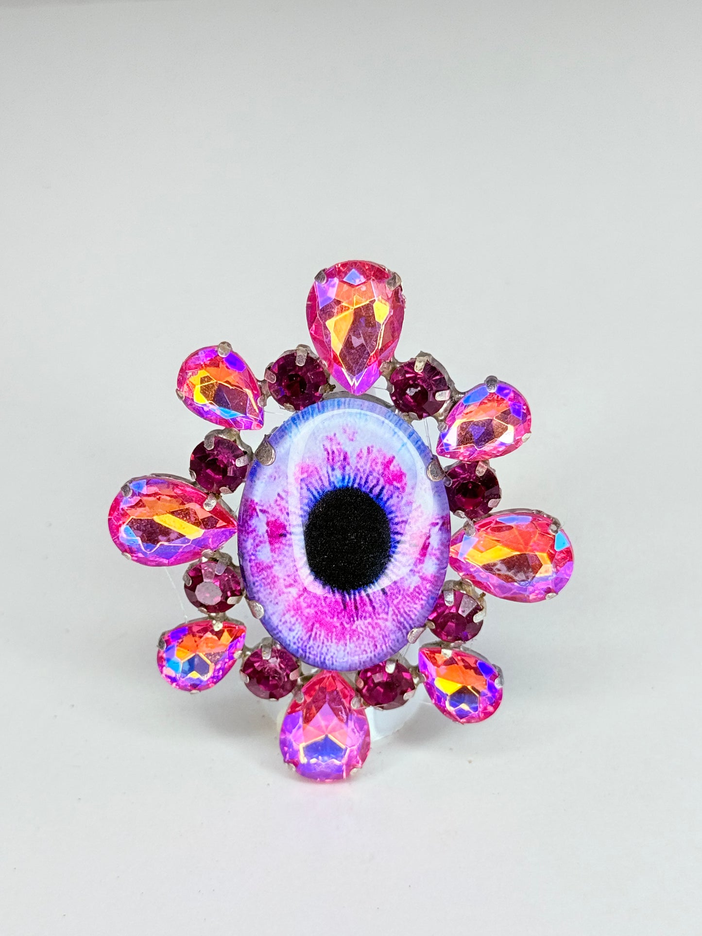 Rose Pink Eyeball Ring