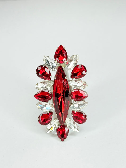 Red & Clear Ring