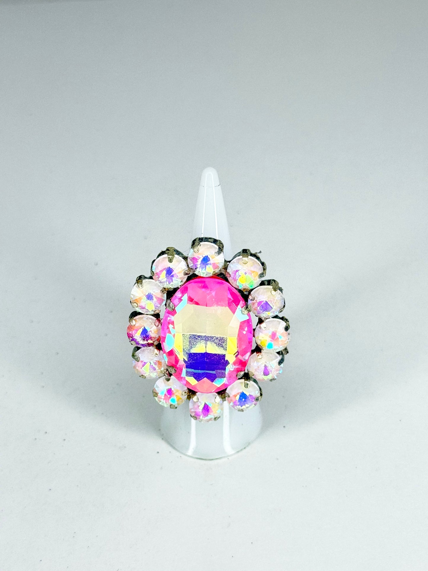 Light Pink Mocha AB Ring