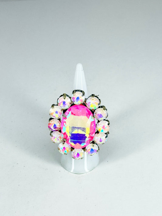Light Pink Mocha AB Ring