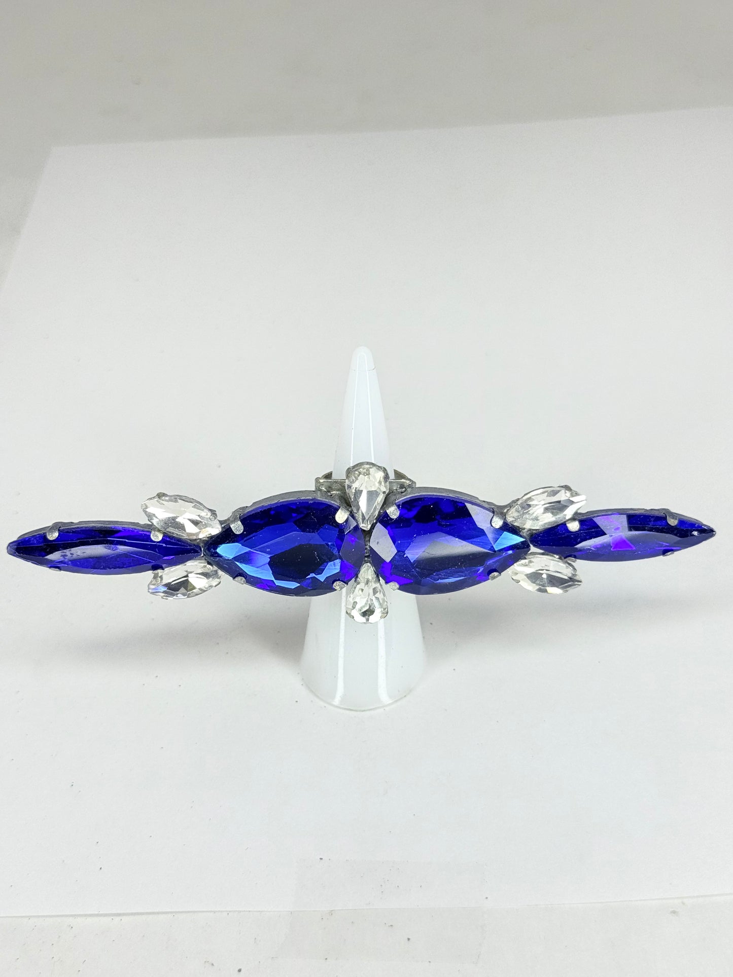 Cobalt Blue & Clear Ring