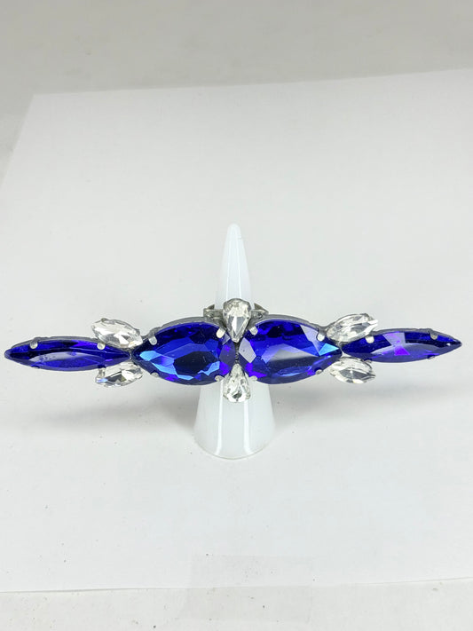 Cobalt Blue & Clear Ring