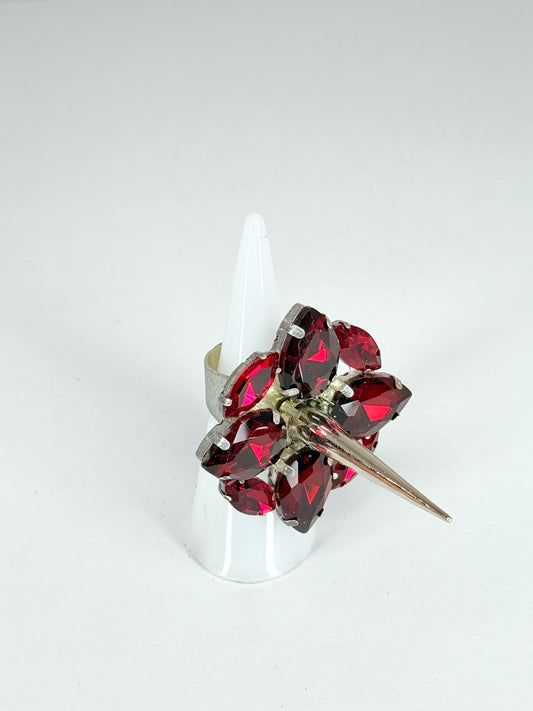 Red Spike Ring