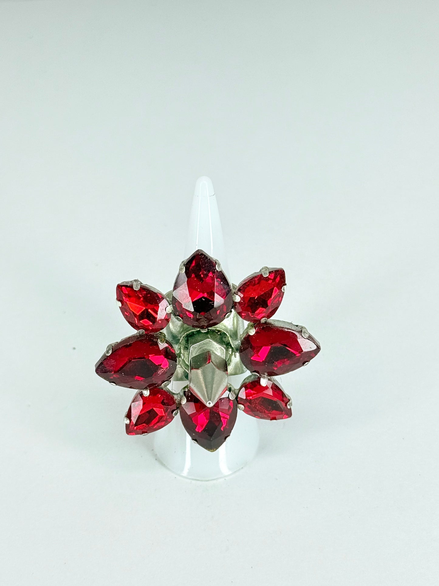 Red Spike Ring