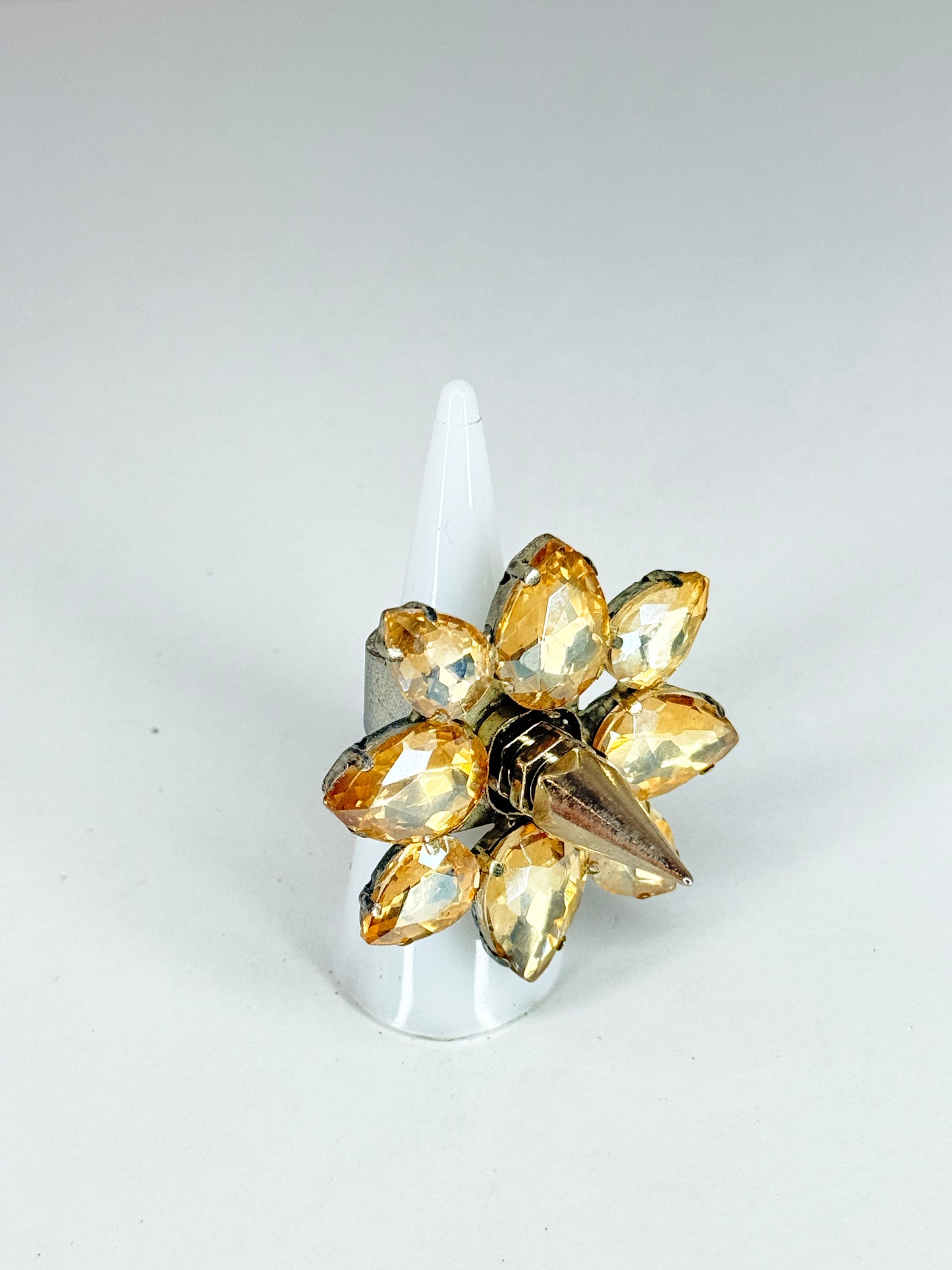 Champagne Spike Ring