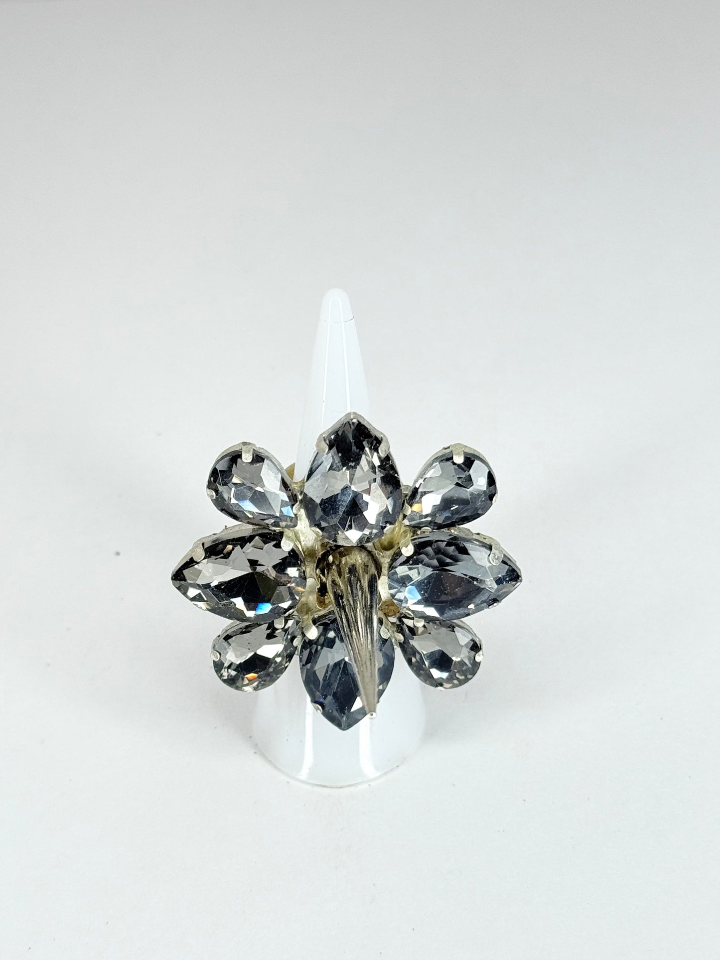 Grey Spike Ring