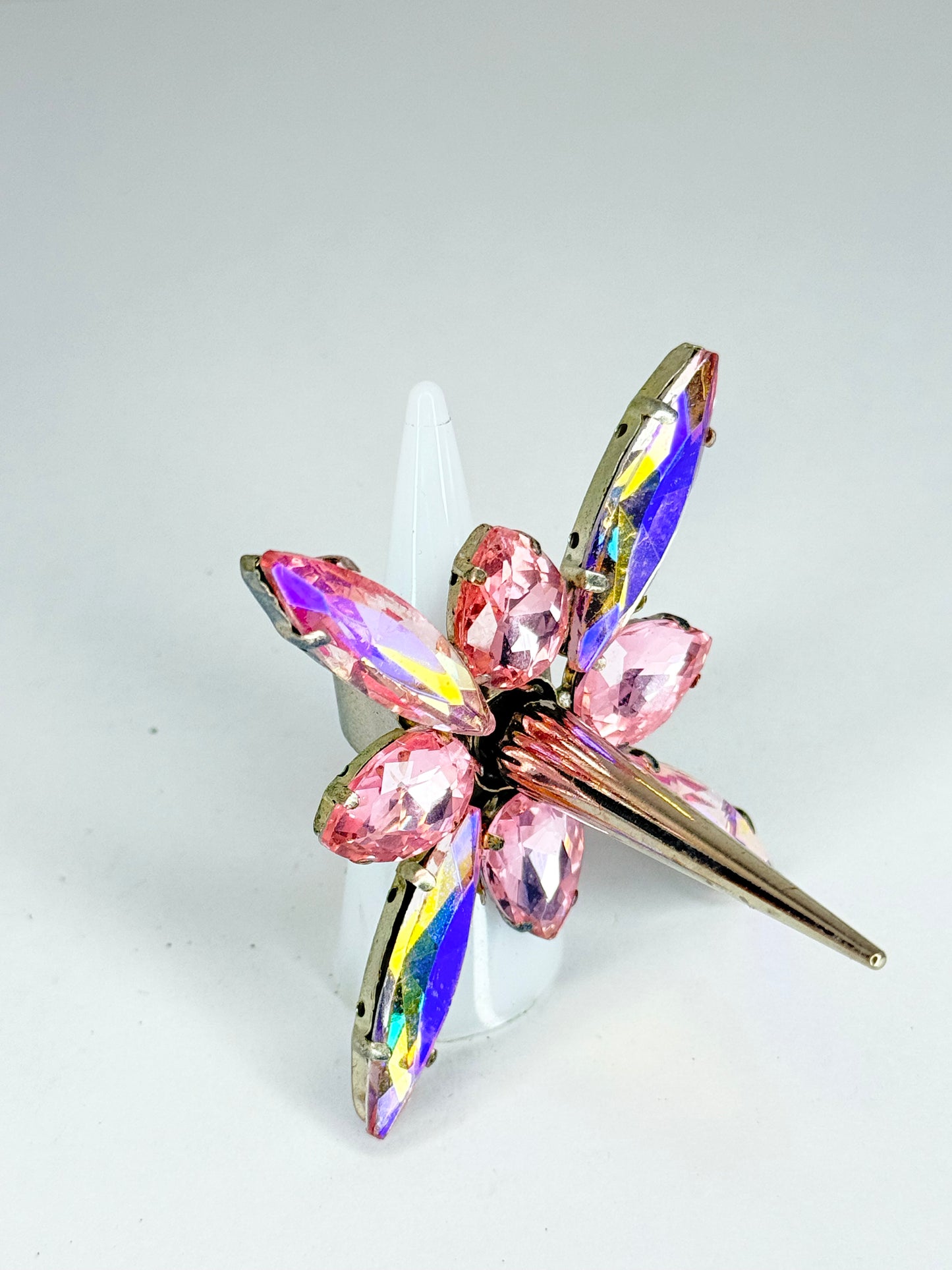 Light Pink Spike Ring