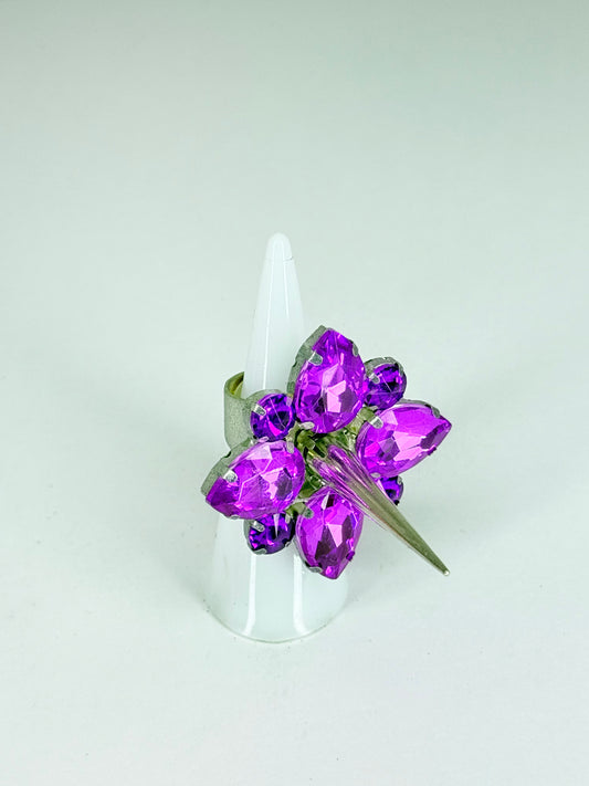 Purple Spike Ring