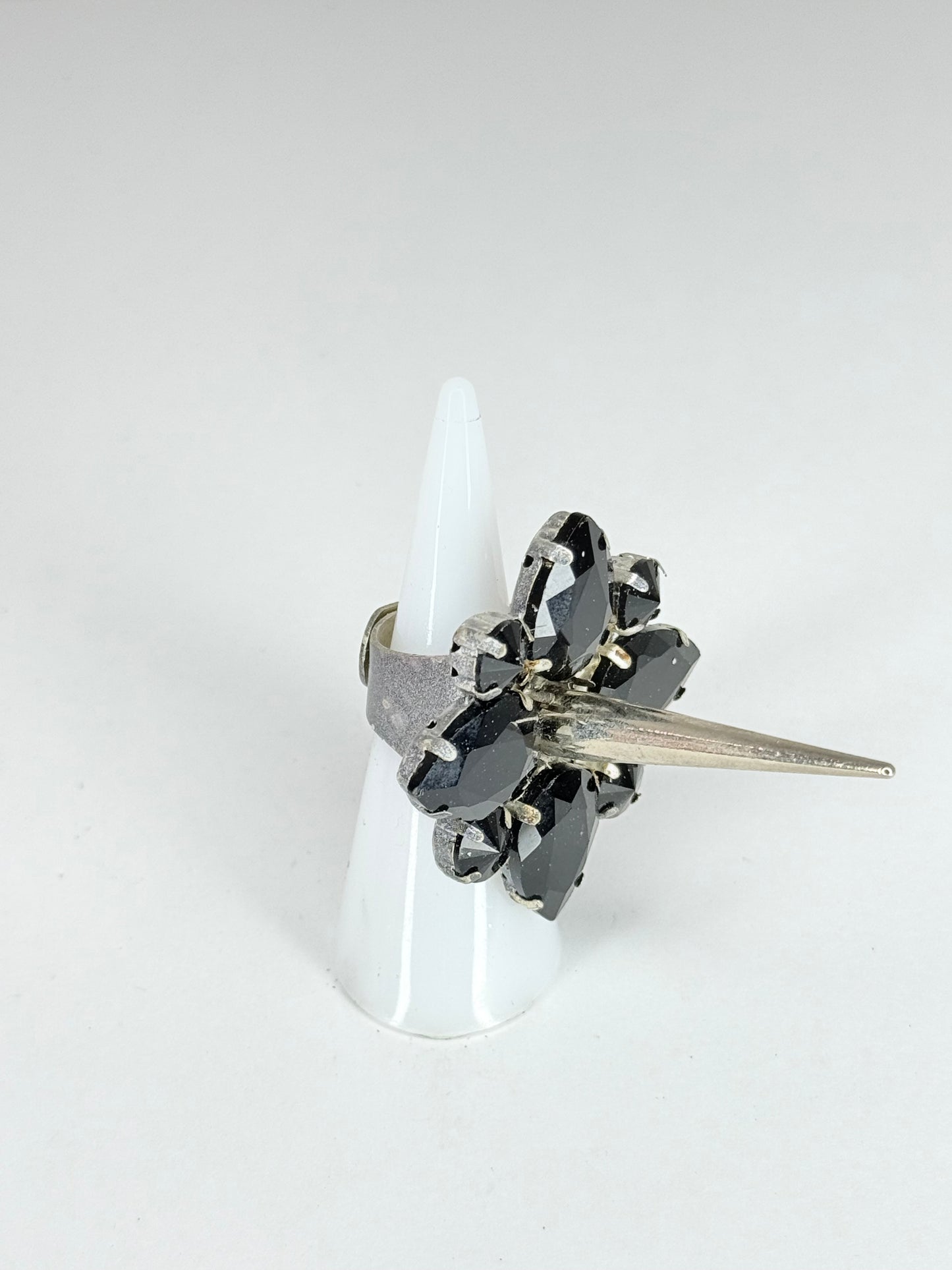 Black Spike Ring