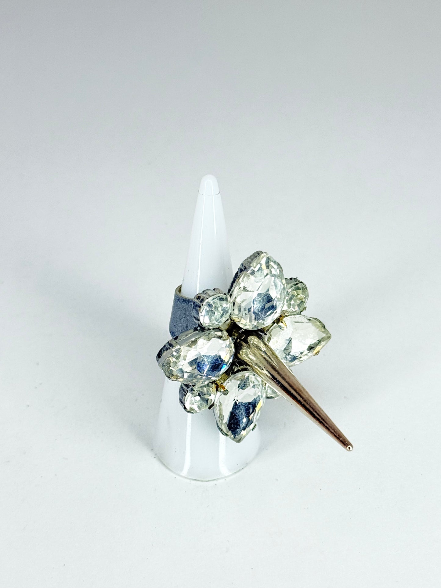 Clear Spike Ring