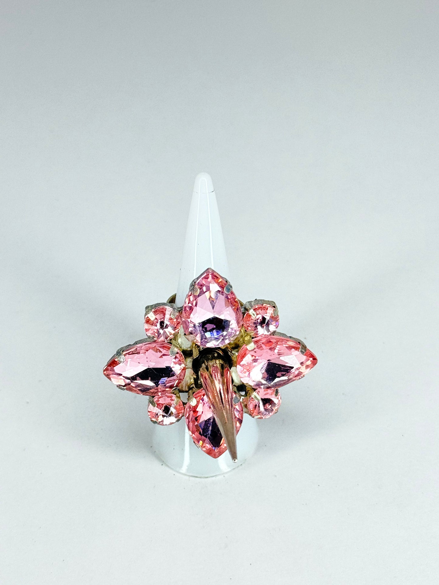 Light Pink Spike Ring