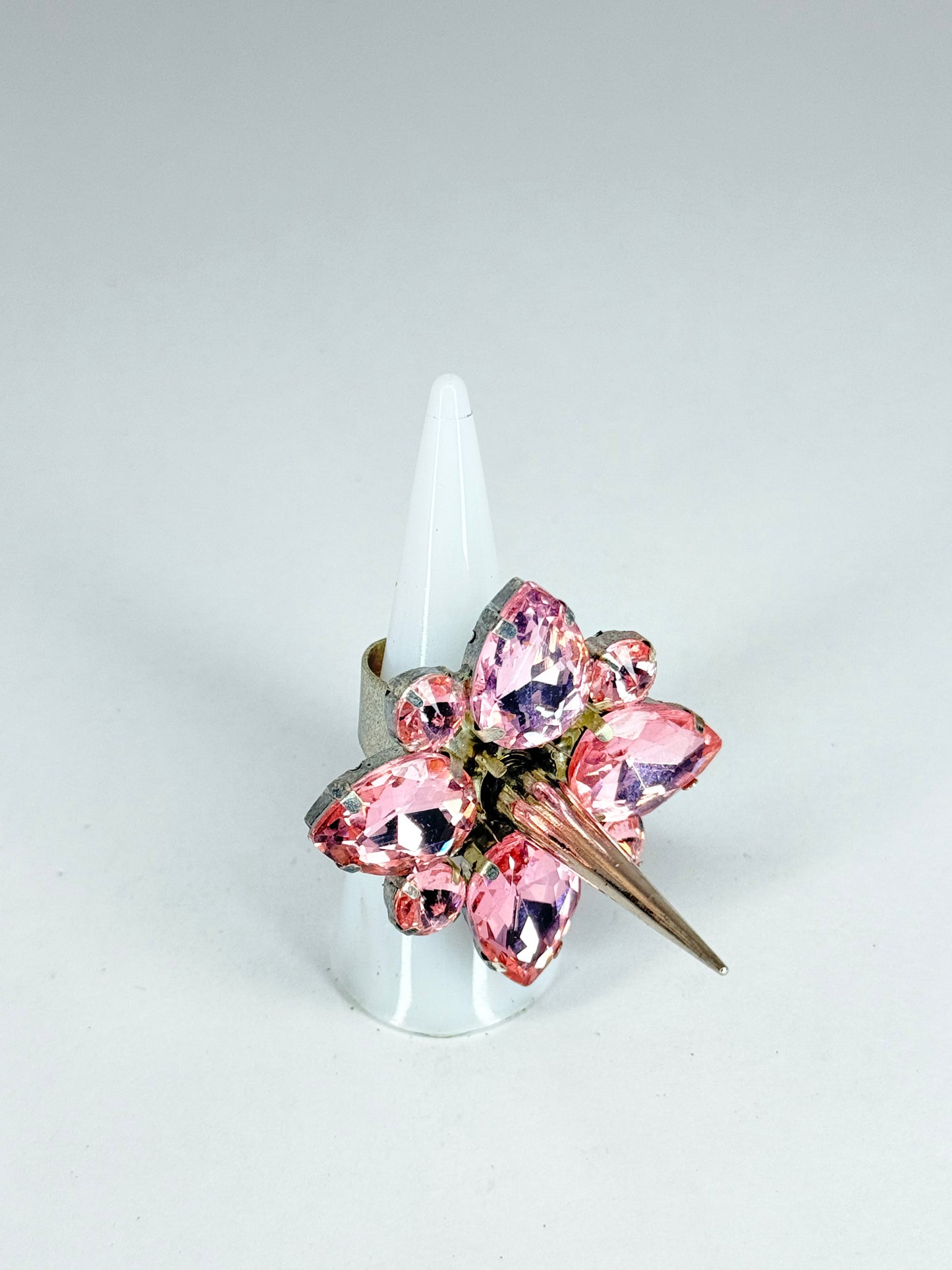 Light Pink Spike Ring