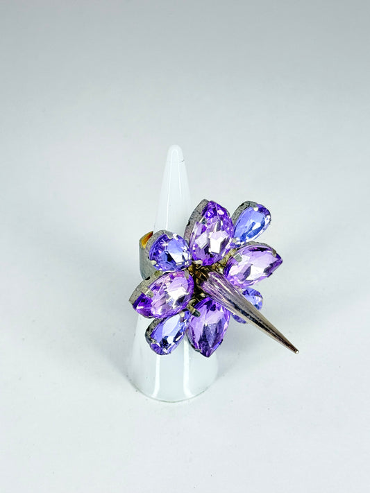 Violet Spike Ring