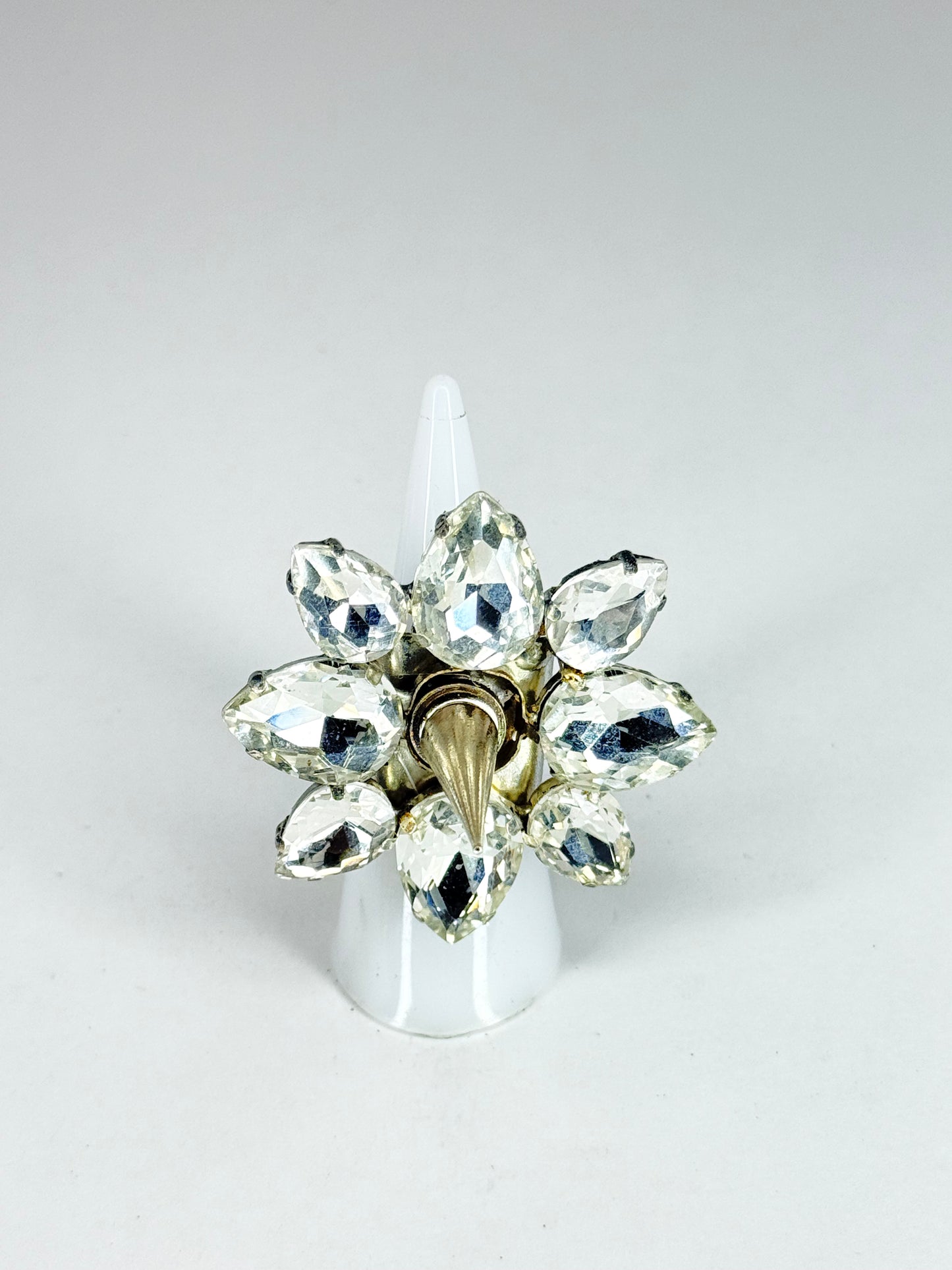 Clear Spike Ring