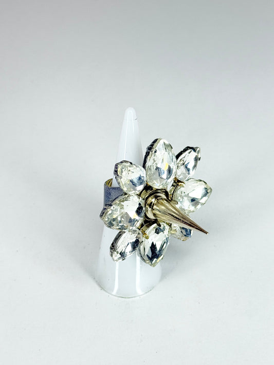 Clear Spike Ring