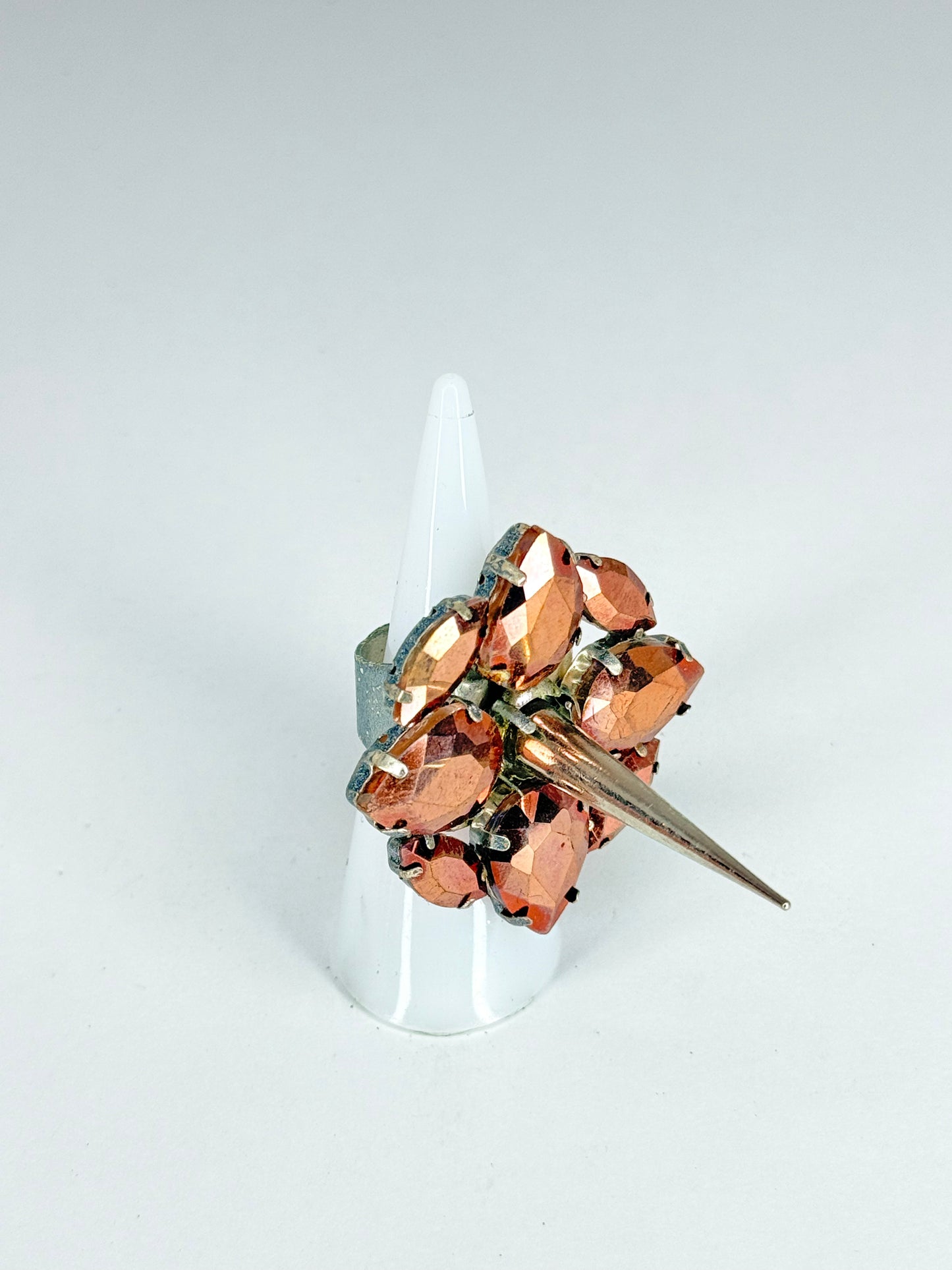 Rose Gold Spike Ring