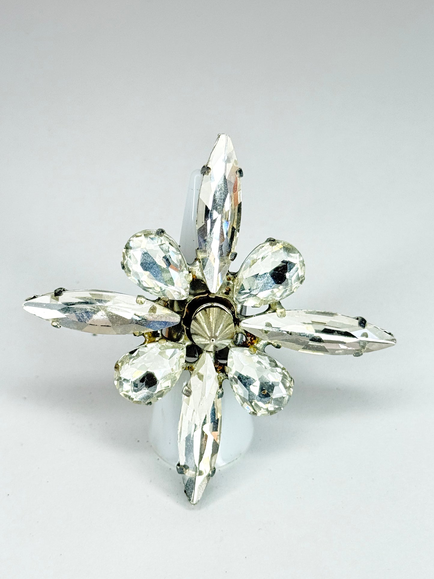 Clear Spike Ring
