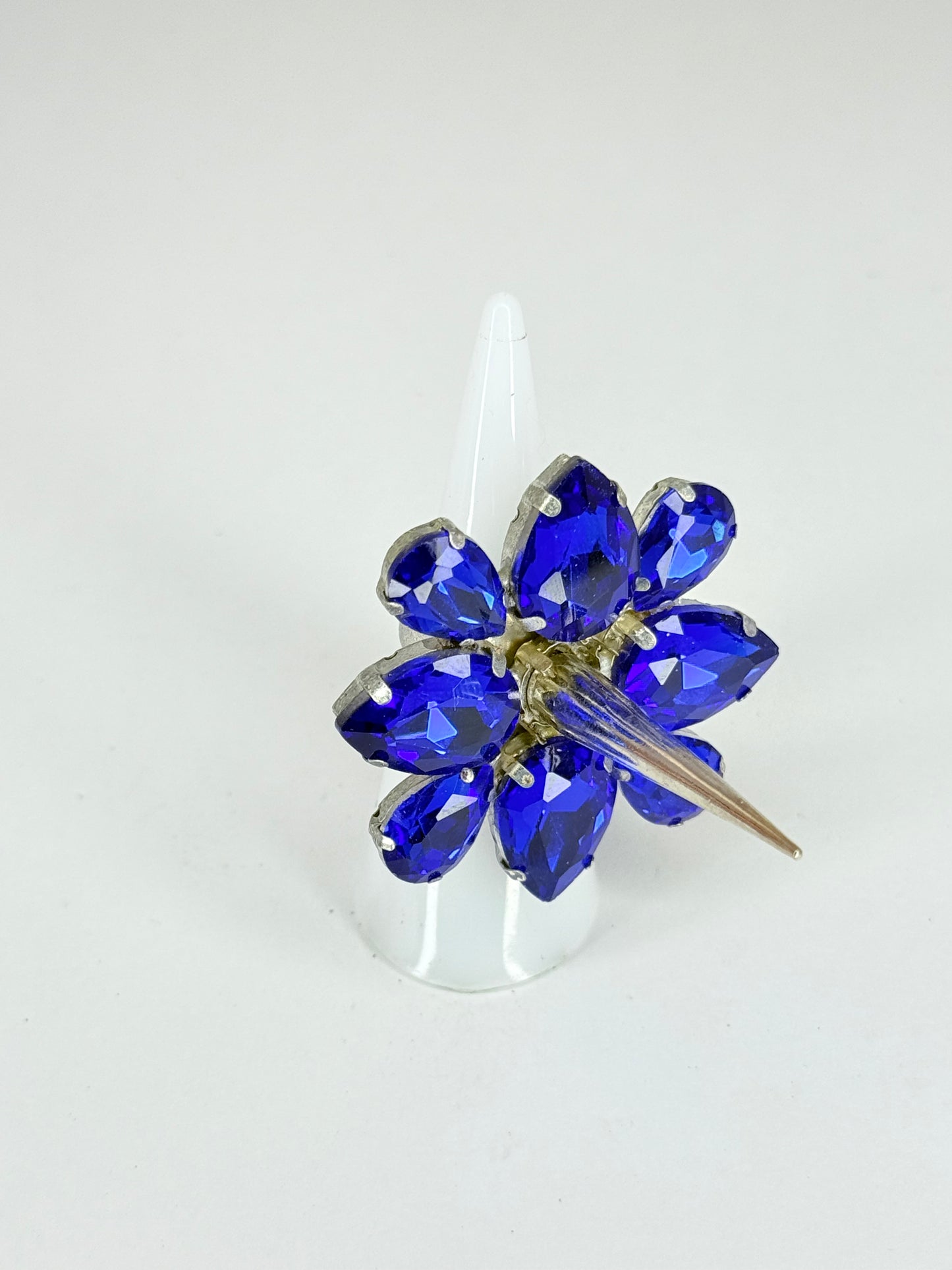 Cobalt Blue Spike Ring
