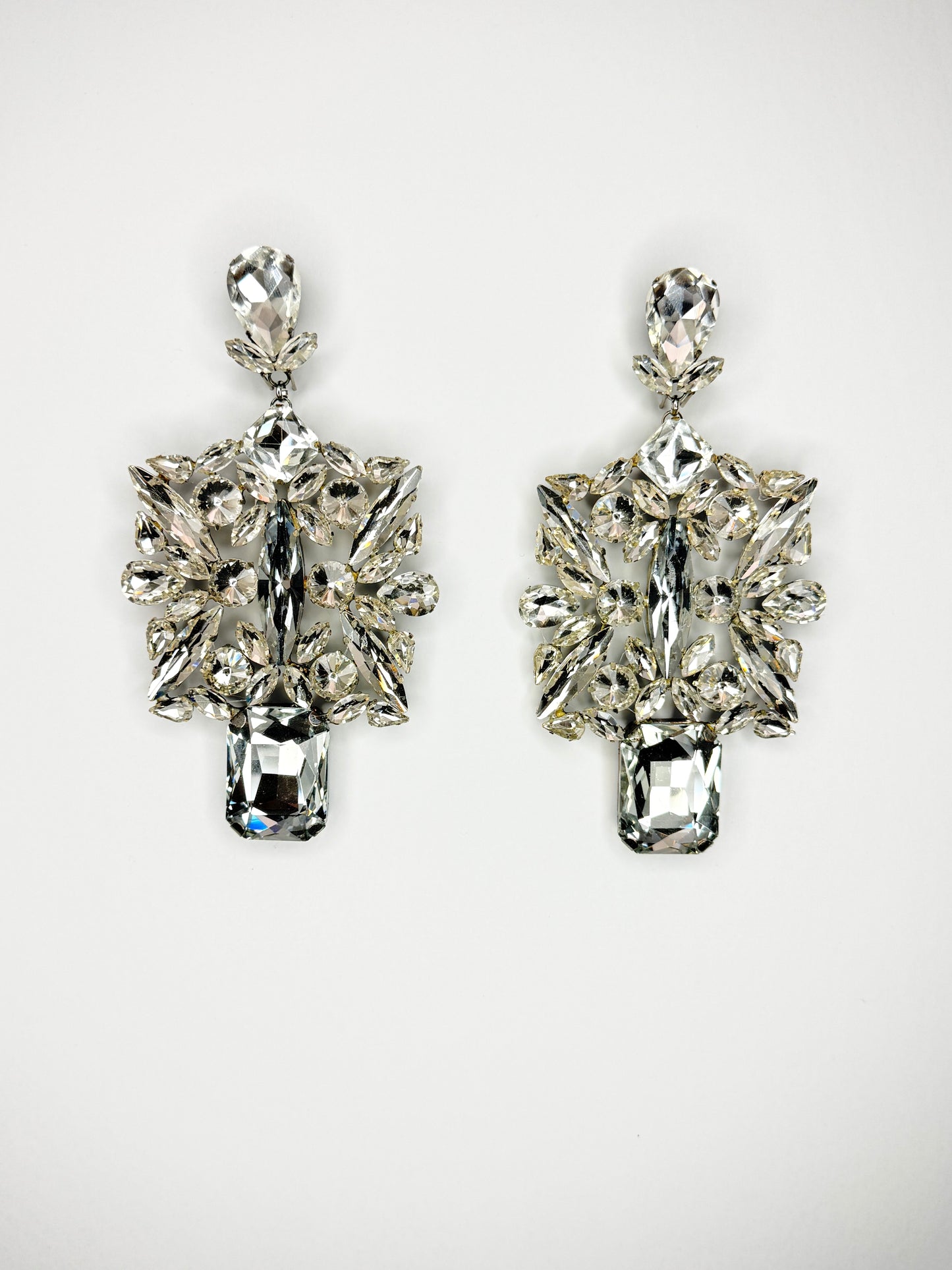 Clear Earrings - Large Size