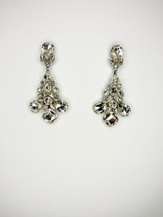 Clear Earrings - Medium Size