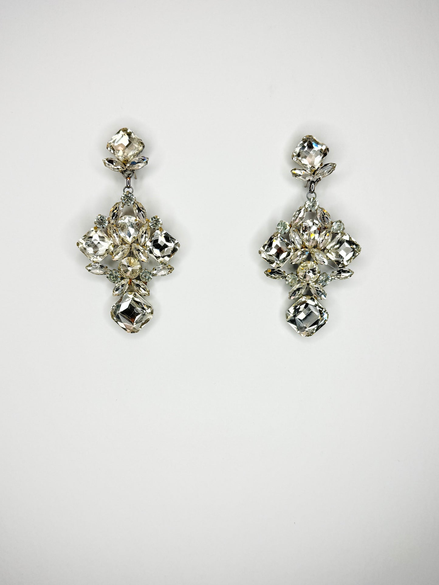 Clear Earrings - Medium Size