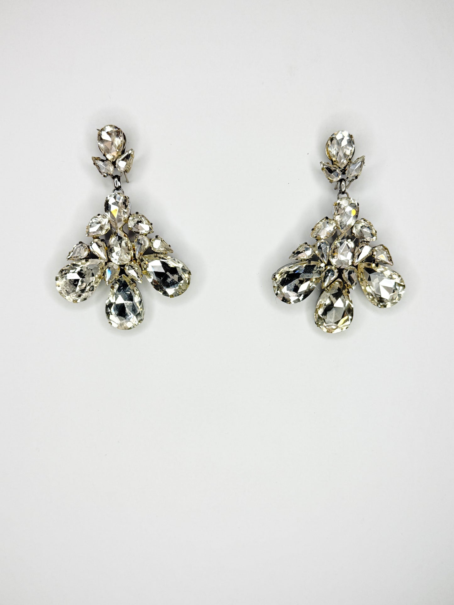 Clear Earrings - Medium Size