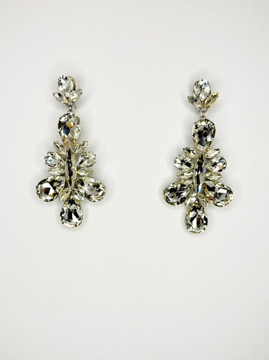 Clear Earrings - Medium Size