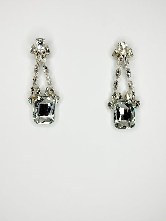 Clear Earrings - Medium Size