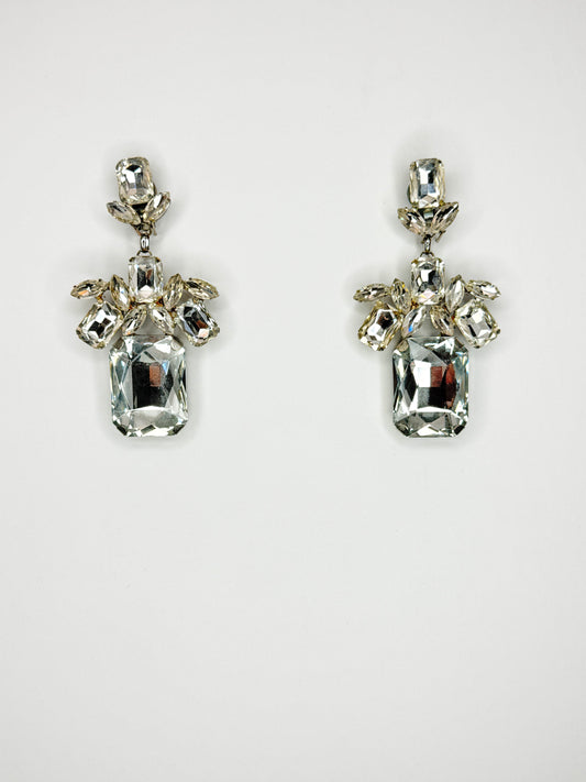 Clear Earrings - Medium Size