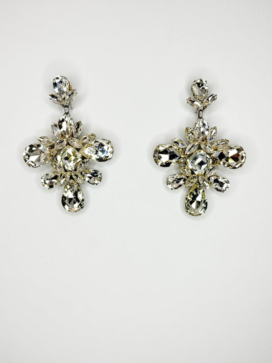 Clear Earrings - Medium Size