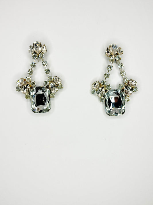 Clear Earrings - Medium Size