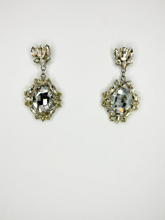 Clear Earrings - Medium Size