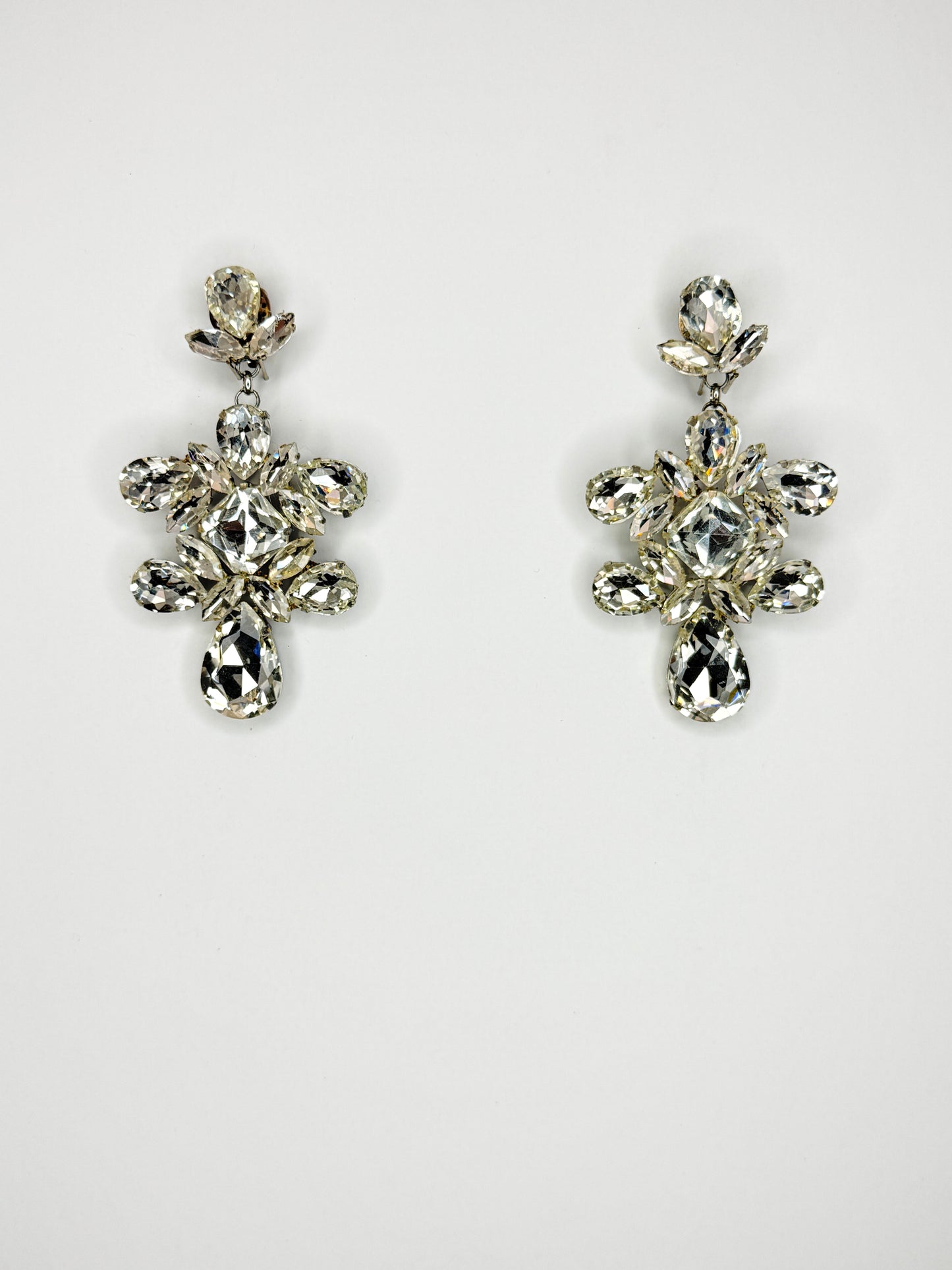 Clear Earrings - Medium Size