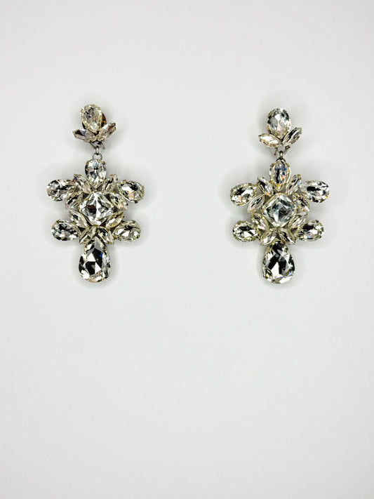Clear Earrings - Medium Size