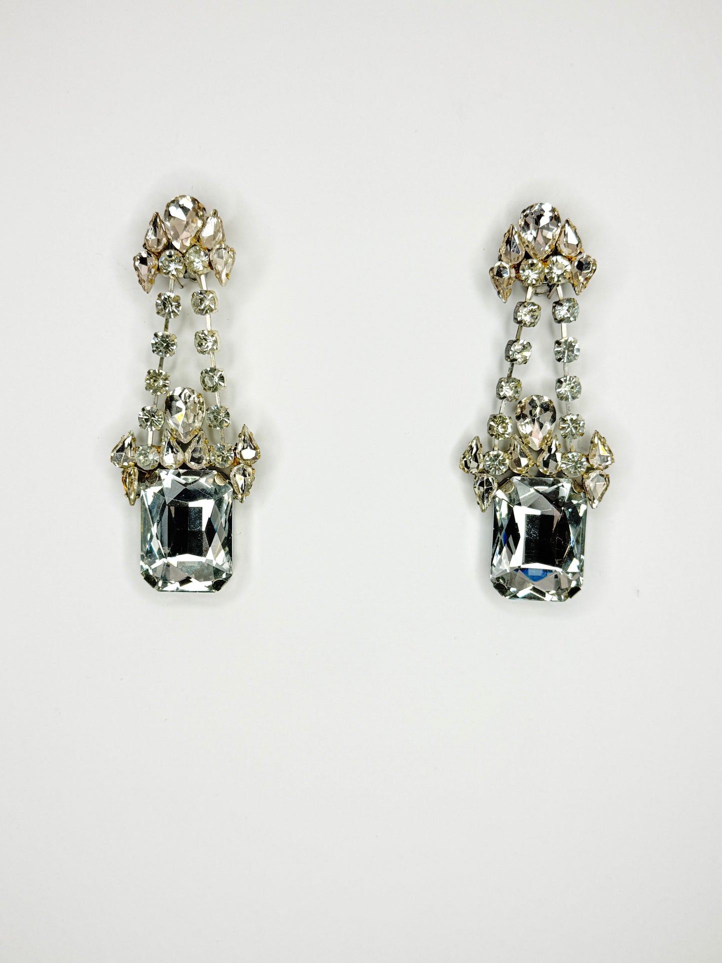 Clear Earrings - Medium Size