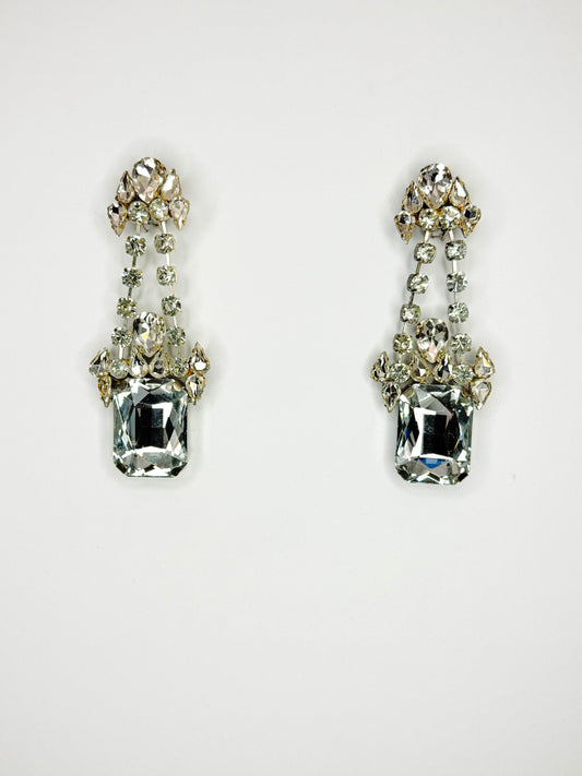 Clear Earrings - Medium Size